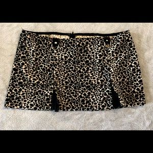 Vintage Lip Service Los Angeles Leopard skirt